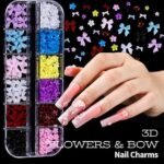 3D Nail Charms Rhinestones & Art Tools Set, Gems, Brushes, Dotting Tools - Image 2