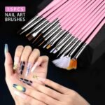 Nail Art Charms Gems Set, Rhinestones, Pearls, Brushes, Stands (4 Boxes) - Image 4