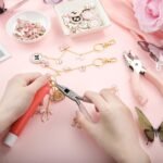 213PCS Butterfly Bag Charm Kit DIY Lip Gloss Keychain Making Kit Pink Gold - Image 4