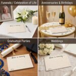 Share a Memory Cards | Pack of 50 Memory Note Cards | Guest Book Alternative | Celebration Keepsake Cards | Anniversary Party Decor - Image 3