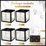 Share a Memory Cards with Box | 50 Guest Message Cards | Greenery Memory Keepsake Box | Wedding Graduation Party Guest Book Alternative - Image 2