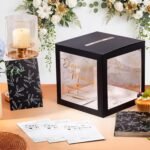 Share a Memory Cards with Box | 50 Guest Message Cards | Greenery Memory Keepsake Box | Wedding Graduation Party Guest Book Alternative - Image 6