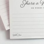 Share a Memory Cards | 50 Elegant Guest Message Cards | 4x6 Keepsake Note Cards | Wedding Graduation Anniversary Guest Book Alternative - Image 4