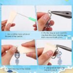 DIY Lip Gloss Keychain Making Kit: Bag Charm Jewelry Craft Set - Image 4