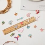 120PCS Ocean Charms for Jewelry Making Gold Starfish Seashell Pendant Kit - Image 4