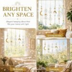 6PCS Crystal Suncatcher Hanging Ornaments Colorful Prism Balls with Chain for Window Decor - Image 3
