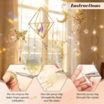 407PCS DIY Suncatcher Making Kit Crystal Rainbow Maker Hanging Decor for Home - Image 4
