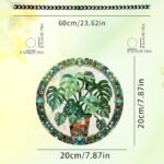 Leaf Acrylic Suncatcher Window Hanging Rainbow Decor for Living Room Balcony - Image 2