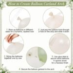 Sage Green Balloon Arch Kit | 108Pcs Double Stuffed Balloons | Baby Shower, Bridal & Birthday Party Decor - Image 7