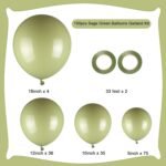 Sage Green Balloon Arch Kit | 150Pcs Balloons | Baby Shower, Birthday & Jungle Party Decor | Party Balloon Garland Arch Kitc - Image 2
