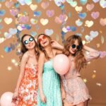 Heart Garland Banner | Glitter Hanging Party Decoration | Love Heart Paper Garland | Birthday Wedding Bridal Shower | Photo Booth Backdrop - Image 2