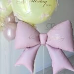 Pink Bow Balloon Set | Jumbo Foil Bow Balloons | Girls Birthday Party Decorations | Bridal Shower Engagement Decor | 38 Inch Bow Balloons - Image 8