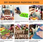 Halloween 5D Diamond Art Hanging Kit Double Sided Acrylic Window Ornament DIY - Image 3