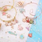 120PCS Ocean Charms for Jewelry Making Gold Starfish Seashell Pendant Kit - Image 5