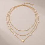 Pearl Cross Pendant Necklace | Gold Layered Religious Jewelry | Catholic Gift for Her | Bridal Necklace | Bridesmaid Gift - Image 4