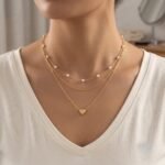 Pearl Cross Pendant Necklace | Gold Layered Religious Jewelry | Catholic Gift for Her | Bridal Necklace | Bridesmaid Gift - Image 3