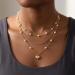 Pearl Cross Pendant Necklace | Gold Layered Religious Jewelry | Catholic Gift for Her | Bridal Necklace | Bridesmaid Gift - Image 7