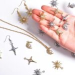 Celestial Moon Star Sun Charms Set Silver Gold Plated Jewelry Making Pendants