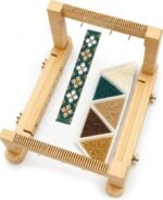 Adjustable Wood Bead Loom Kit Jewelry Weaving Frame Seed Bead Bracelet Making Tool - Image 6