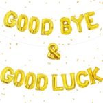 Farewell Party Decoration | Goodbye & Good Luck Balloon Banner | Going Away Party Decor | Retirement Celebration Balloons | We Will Miss You