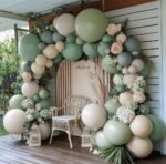 Sage Green Balloon Garland Kit | Double Stuffed Balloon Arch | Green White Beige Party Balloons | Wedding Birthday Baby Shower Decor - Image 7