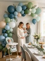 Dusty Blue Sage Green Balloon Garland Kit | 120 Piece Balloon Arch | Blue Green Party Balloons | Baby Shower Wedding Birthday Decor - Image 8