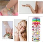 3000PCS Girls Bracelet Making Kit Unicorn Mermaid Jewelry Craft Birthday Gift Set - Image 3