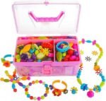 500PCS Kids Jewelry Making Kit Necklace Bracelet Craft Set Creative DIY Gift for Girls