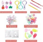 24 Color Rubber Band Bracelet Making Kit DIY Loom Bands Craft Set for Kids - Image 3