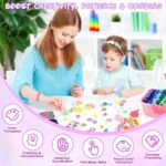 1400PCS Rubber Band Bracelet Making Kit 24 Colors Friendship Loom Bands DIY Craft Gift - Image 6