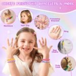 1400PCS Rubber Band Bracelet Making Kit 24 Colors Friendship Loom Bands DIY Craft Gift - Image 3