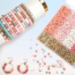 2350PCS Pink Clay Beads Bracelet Making Kit 6 Color Heishi Polymer Jewelry Supplies