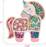 Wooden Bead Jewelry Making Kit for Girls Llama Bracelet Necklace Craft Set 125PCS - Image 5