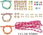 DIY Friendship Bracelet Making Kit Alphabet Beads Color Cords Personalized Jewelry Craft - Image 2