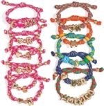 DIY Friendship Bracelet Making Kit Alphabet Beads Color Cords Personalized Jewelry Craft - Image 3