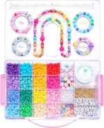 Pony Beads Bracelet Making Kit Kandi Letter Beads DIY Friendship Jewelry Craft Set