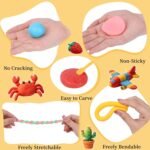 120 Color Polymer Clay Kit: Oven Bake Modeling Clay for Jewelry Making Crafts - Image 4