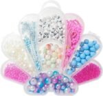 Beading Kit Necklace Bracelet Making Set Pearl Beads DIY Friendship Jewelry Craft Girls - Image 5