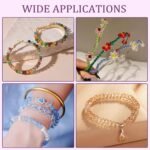 850PCS Purple Crystal Glass Rondelle Beads 4mm 6mm 8mm 10mm Jewelry Making Kit - Image 4