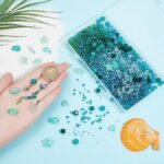 3100PCS Sea Glass Beads Kit Ocean Beads Starfish Shell Jewelry Making Supplies - Image 3