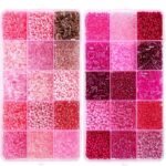 2 Sets 30 Colors Glass Seed Bugle Beads Kit Jewelry Making Craft Supplies - Image 2