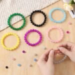 500PCS Gray Glass Crystal Beads 6mm Round Jewelry Making Bracelet Supplies - Image 3
