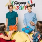 Happy Friendship Day Banner | Glitter Friendship Party Decoration | Pre Strung Friends Celebration Sign | School Office Party Decor - Image 4