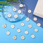 20PCS Sea Animal Charms Gold Enamel Ocean Beach Jewelry Making Pendants - Image 3