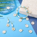20PCS Sea Animal Charms Gold Enamel Ocean Beach Jewelry Making Pendants - Image 5