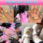 3600PCS Girls Bracelet Making Kit Unicorn Mermaid DIY Jewelry Craft Gift - Image 3