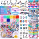 3600PCS Girls Bracelet Making Kit Unicorn Mermaid DIY Jewelry Craft Gift - Image 4