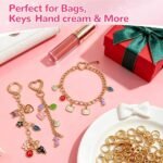 544PCS Lip Gloss Keychain Making Kit DIY Bag Charm Jewelry Supplies with Charms Tools - Image 5
