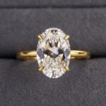 Oval Cut White Moissanite Daimond Ring | 925 Sterling Silver Zircon Engagement Ring | Romantic Wedding Band | Promise Promise Ring for Women - Image 9