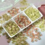 50PCS Colorful Flower Charms Acrylic Glass Floral Spacer Beads for Jewelry Making DIY - Image 3